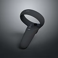 Ergonomic Black VR Controller For Computer Gaming With Interactive Buttons