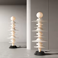 Floor Lamp Simple Floor Lamp Glass Floor Lamp Acrylic Floor Lamp 3d model