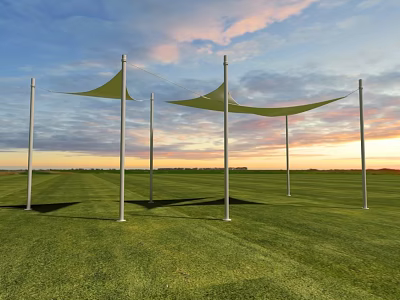 canopy tent 3d model