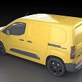 Opel Yellow Cargo Van Featuring Modern Exterior Design And Black Alloy Wheels