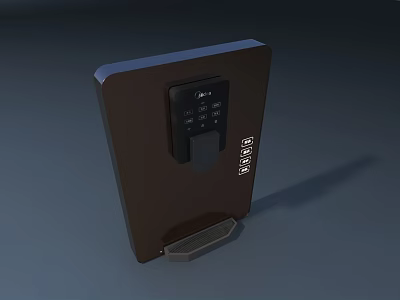 Household Electronic Lock With Numeric Keypad And Passcode Function For Daily Use 3d model