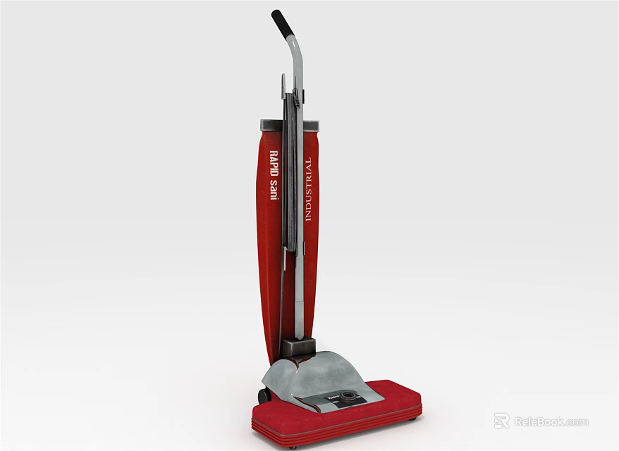 BISSELL Red Upright Vacuum Cleaner For Efficient Daily Household Cleaning Appliance 3d model 