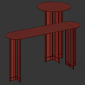 Modern Other Console mers New format Coffee Table Metal 3d model