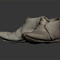 Old Leather Shoes Old Shoes Low-top Leather Shoes Casual Leather Shoes Low-top Leather Shoes Casual Shoes Jogging Shoes 3d model