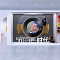 New Craftsmanship Era Specialty Store With Modern Design Circular Decor And Product Displays