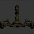 Scorpion Featuring Flame Like Textures On Body And Legs With Lava Effect