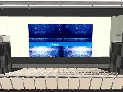 Modern Conference Hall Auditorium Conference Room Multi-function Hall Theater Music Hall Cinema 3d model
