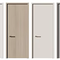 Modern Hinged Doors In Different Colors For Home Interior Design 3d model