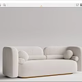 Modern Multiplayer Sofa Double Sofa 3d model