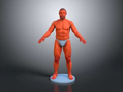 Modern Game Character Character Man Male 3d model