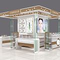 Modern Cosmetics Store Oushiman Shopping Mall Island Cabinet 3d model