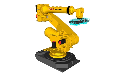 Modern mechanical arm mechanical arm industrial robot welding robot 3d model