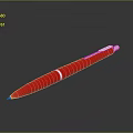 Pink Ballpoint Pen With Sleek Design And Metallic Accents For Daily Writing Use