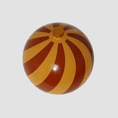 Christmas Decorations Flower Ball Ornaments Christmas Tree Decoration 3d model