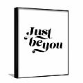 Just Be You Artistic Wall Decor With Stylish Typography Design