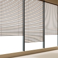 Venetian blinds Curtain Window 3d model