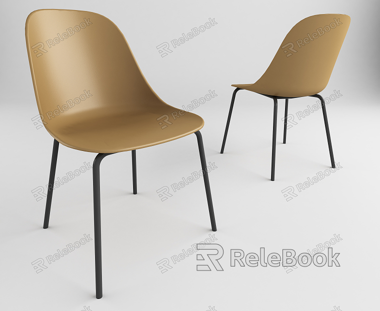 Modern Dining Chair Single Chair model