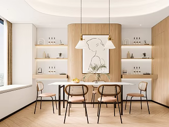 Nordic Restaurant 3d model