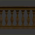 Classical Stone Balustrade With Ornamental Fluted Posts Elegant Sturdy Architectural Design