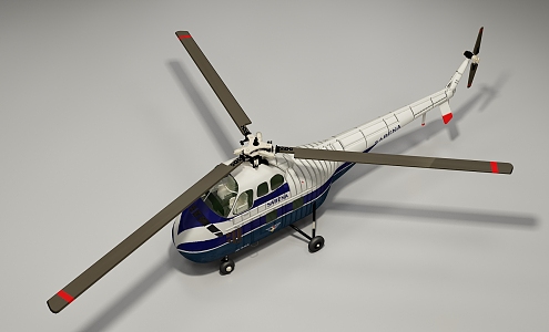 Modern Helicopter 3d model