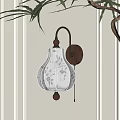 Middle style wall lamp 3d model