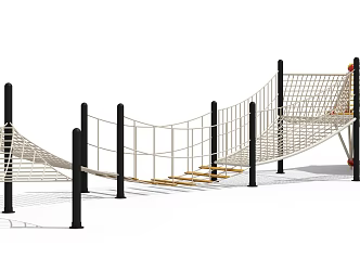 Kindergarten outdoor play equipment outdoor large toys crawl toys 3d model