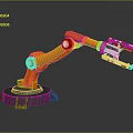 Modern Robot Arm Robot Arm Mechanical Arm Robot Arm Robot Head 3d model