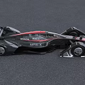 McLaren Racing Car With Futuristic Aerodynamic Design