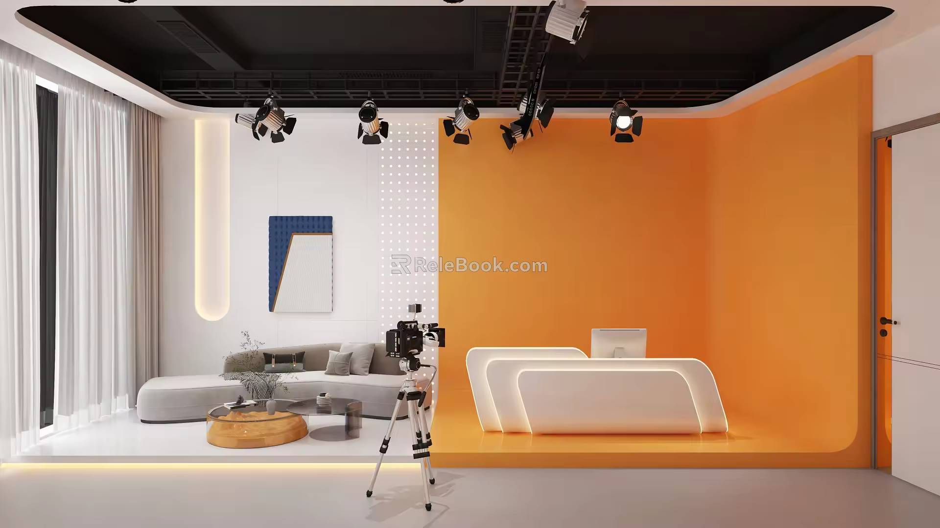 Modern Studio 3d model