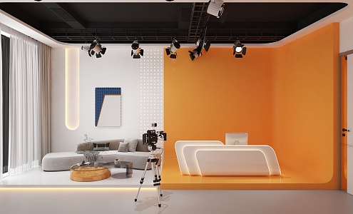 Modern Studio 3d model