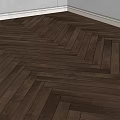 Natural Wooden Flooring With Herringbone Pattern And Warm Brown Wood Grain