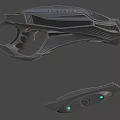 Weapons of the Future Pistol 3d model