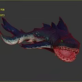 shark great white shark whale shark hammerhead shark tiger head shark man-eating shark blue shark coral red coral white coral 3d model