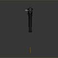 Modern Tactical Assault Rifle With Black Body Magazine Grip And Bullets