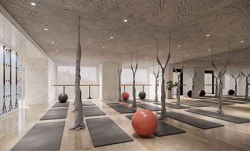 Yoga Studio Modern Yoga Studio 3d model