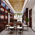 Tobacco and Liquor Store Interior with Neat Display Shelves Various Liquors and Tobacco Products