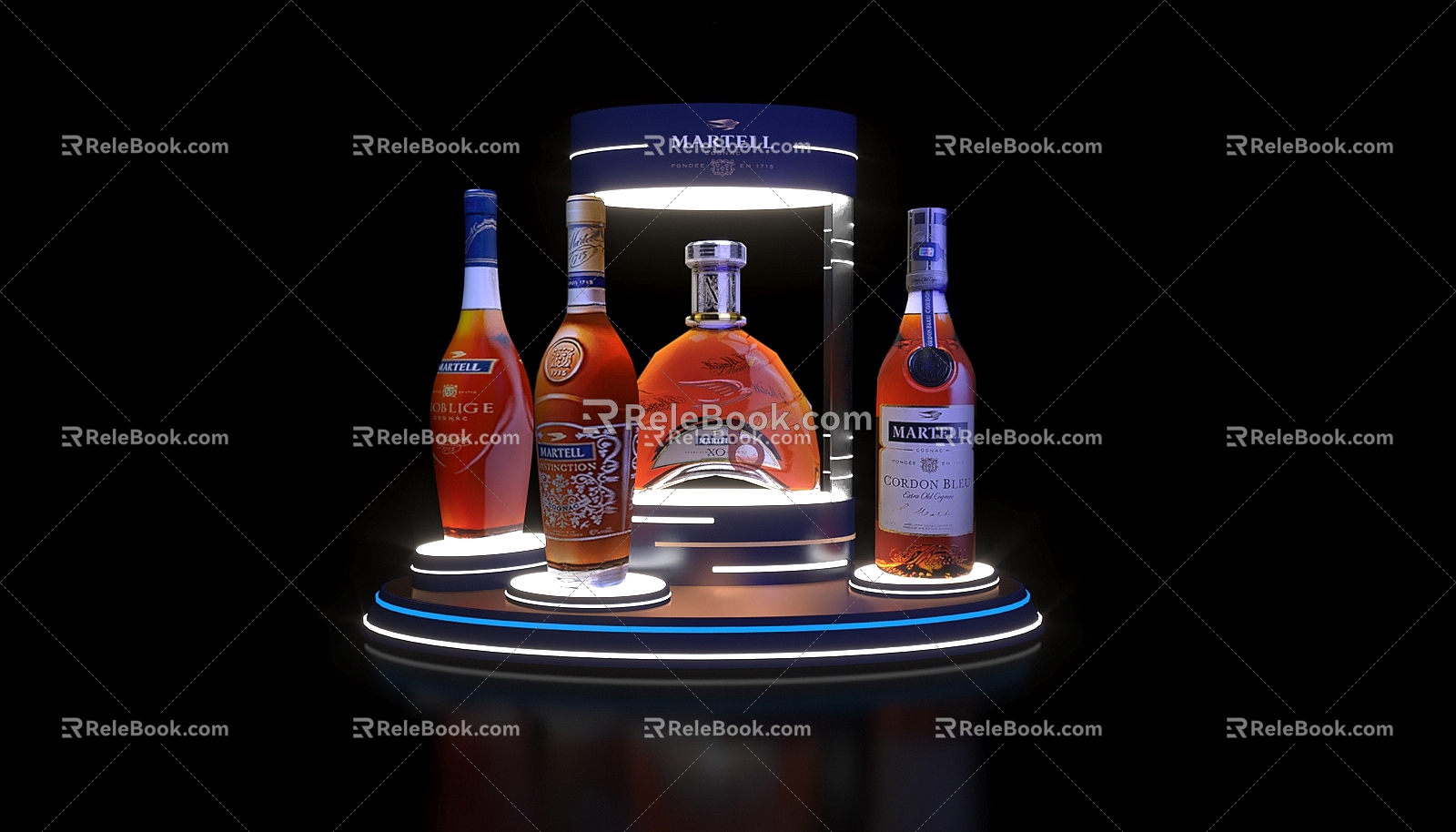 Martell Wine Heap c1 3d model