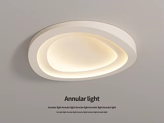 Ceiling Lamp Living Room Main Lamp Cream Fengyun Duo Square Dining Room Lamp Bedroom Lamps Combination Chandelier Nordic 3d model