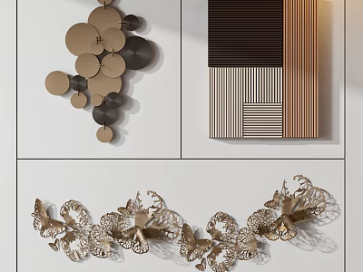Modern wall decoration wall decoration pendant 3d model