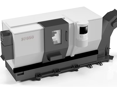 modern machine tool equipment 3d model modern machine tool equipment 3d model