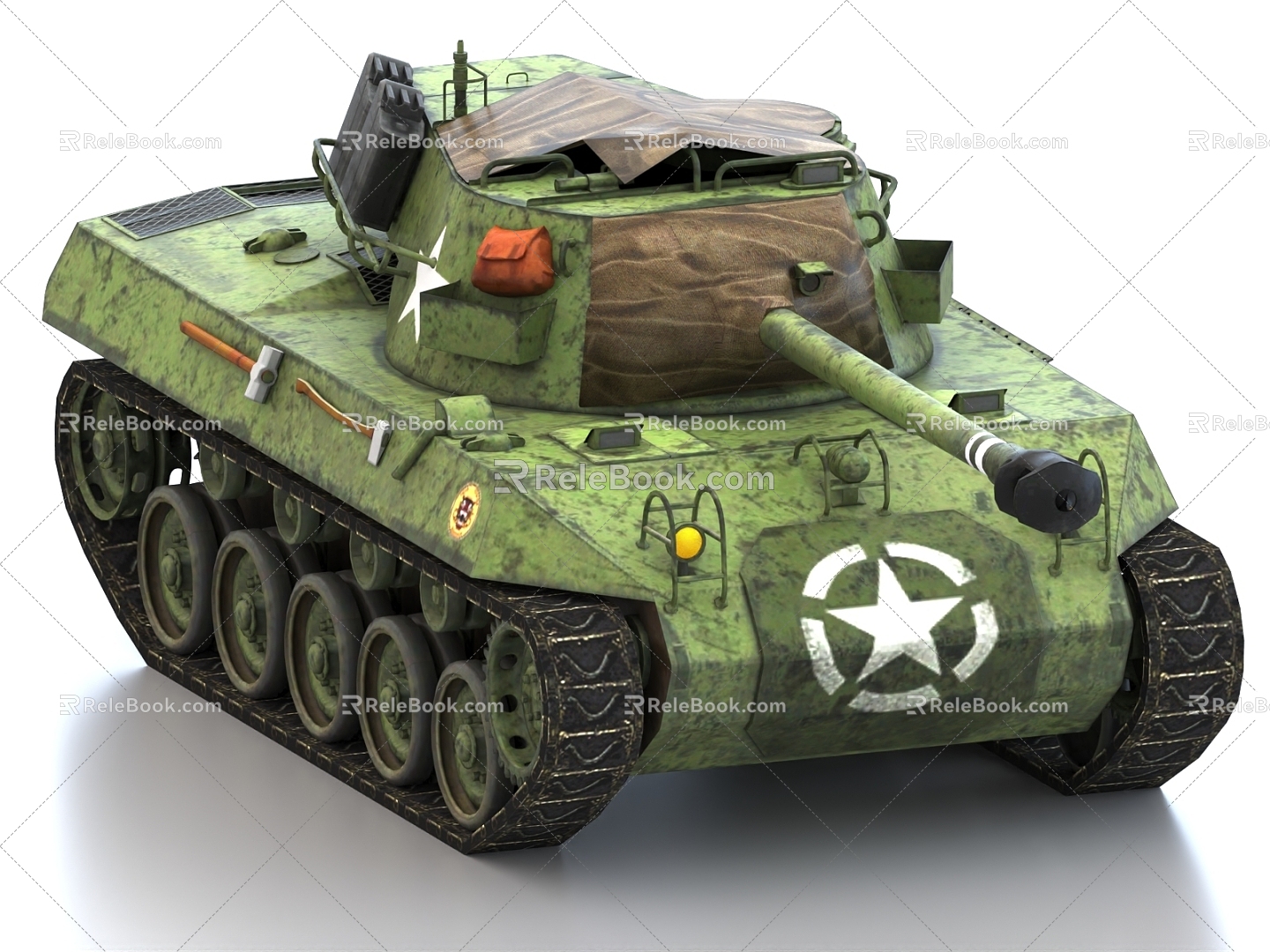 wheeled tank wheeled combat vehicle armored vehicle 3d model