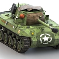 wheeled tank wheeled combat vehicle armored vehicle 3d model