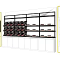 Modern Retail Display Shelves With Multiple Layers For Product Showcase