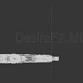 Tactical Pistol With Black Body Green Grip And Tactical Sight Suppressor Design