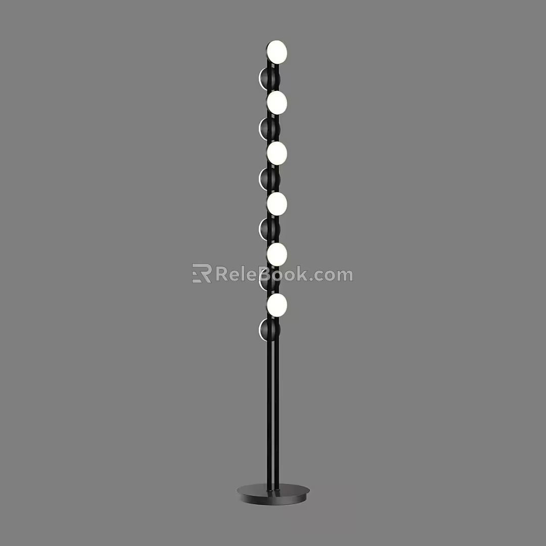Modern minimalist floor lamp 3d model