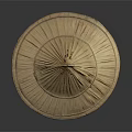 Conical Bamboo Hat Natural Brown Handwoven Traditional Design Isolated Dark Background With Reflection
