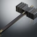 Sturdy Metal Hammer With Ergonomic Handle For Construction And Repair Tasks