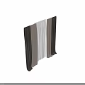 Elegant Neutral Toned Curtains With Sheer Layers And Natural Light Through Window