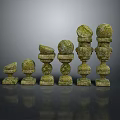 Columns Stone Columns Stone Columns Old Columns Roman Columns Roman Columns Classical Columns Greek Columns 3d model