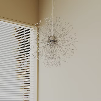 Modern chandelier 3d model